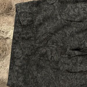 Dark Gray Patterned pants